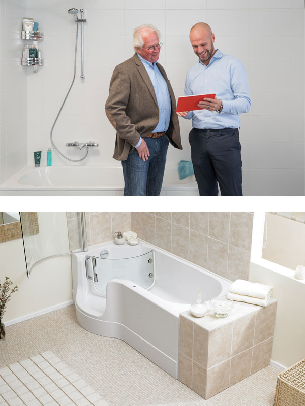 Instapbad advies aan huis